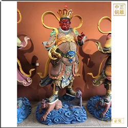 彩繪四大天王佛像雕塑 彩繪四大天王佛像雕塑