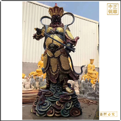 4米純銅站像四大天王佛像擺件 4米純銅站像四大天王佛像擺件