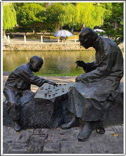 下象棋景觀小品雕塑廠家 下象棋景觀小品雕塑廠家