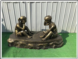 下象棋景觀小品圖片 下象棋景觀小品圖片