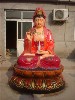 送子觀音銅雕 送子觀音銅雕