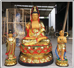 銅觀音坐像 銅觀音坐像