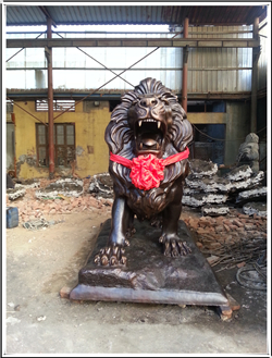 鑄銅獅子雕塑 鑄銅獅子雕塑