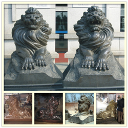 廠家批發(fā)銅獅子 廠家批發(fā)銅獅子