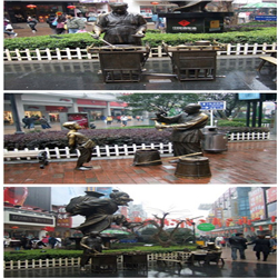 步行街銅像 步行街銅像