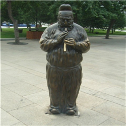 古代民俗銅像 古代民俗銅像